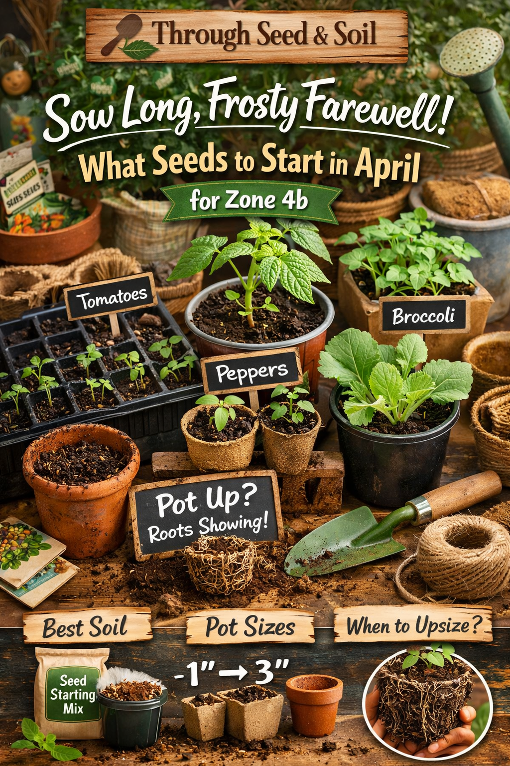 Sow Long, Frosty Farewell! What Seeds to Start in April for Zone 4b