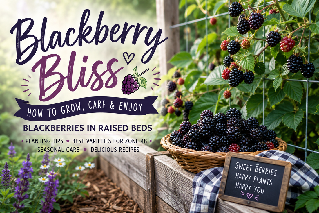 Blackberry Bliss: How to Grow Berry Happy Bushes in Raised Beds 🍇🪴