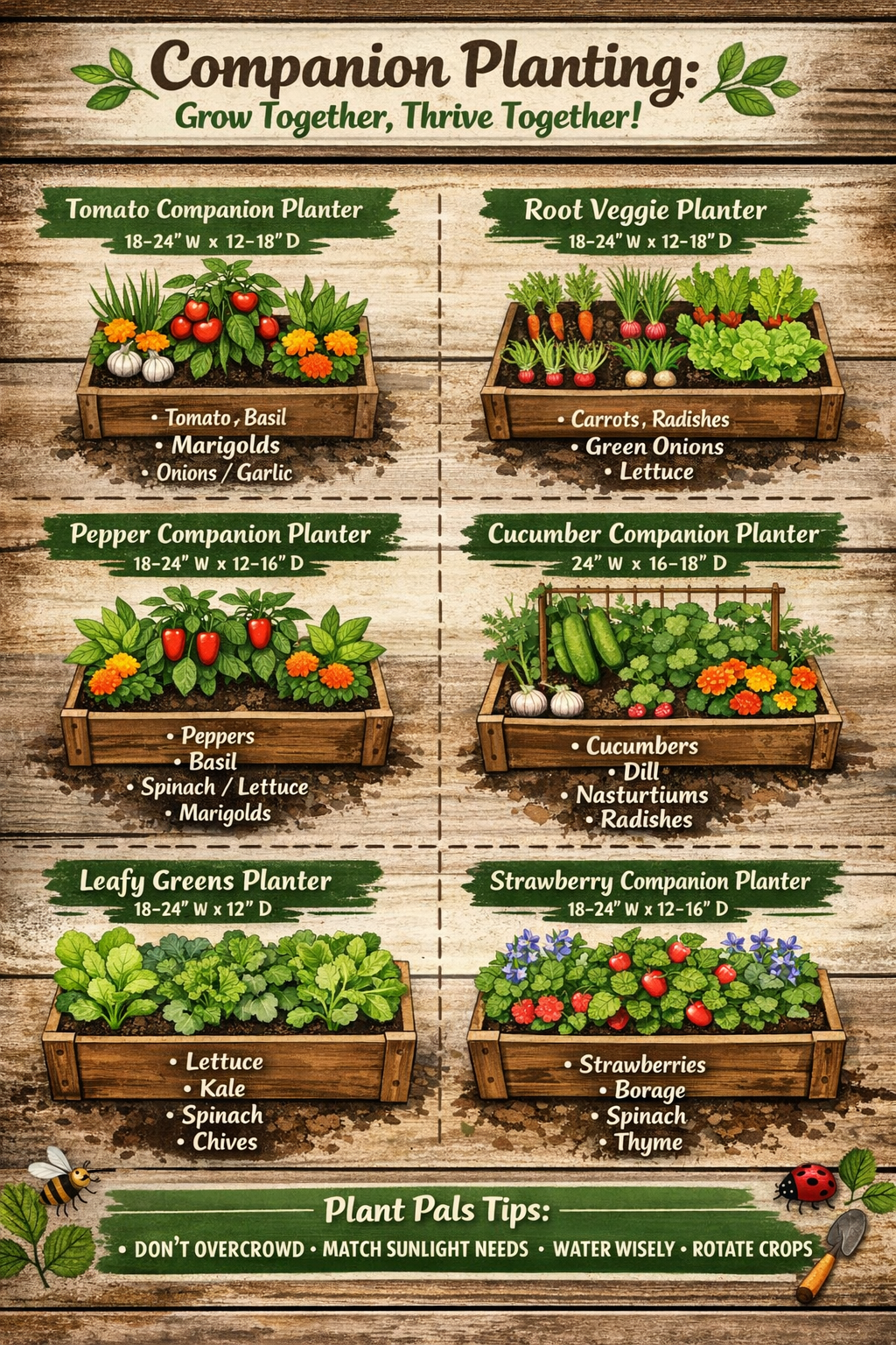 🌿 Companion Planting: Your Garden’s New Best Friends Forever
