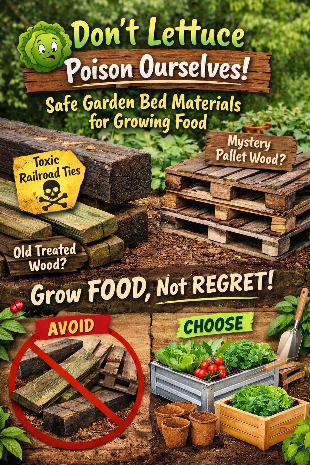 Don’t Lettuce Poison Ourselves: Safe Garden Bed &amp; Potting Materials for Growing Food