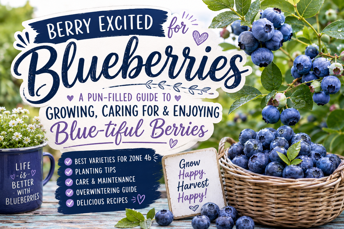 Berry Excited for Blueberries: A Pun-Filled Guide to Growing Blue-tiful Berries in Zone 4b 🫐