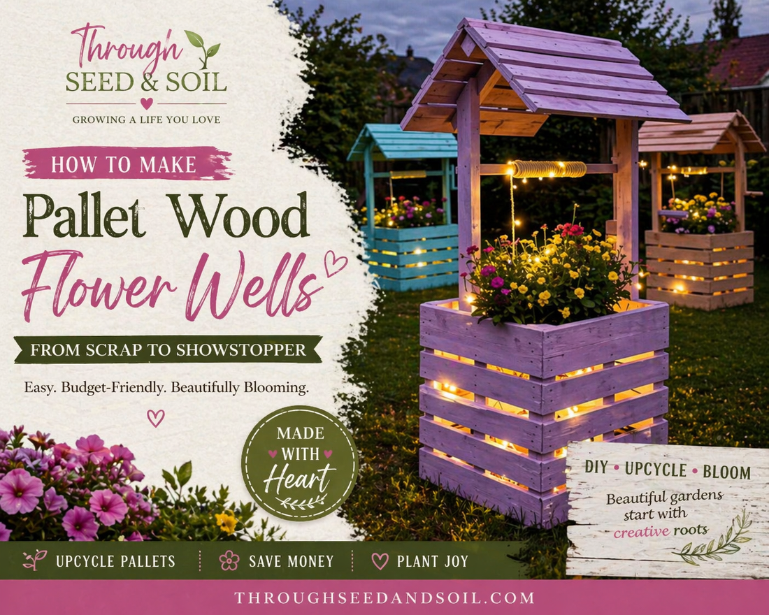“Well, Well, Well…” — A Pallet Planter That Really Raises the Bar 🌸