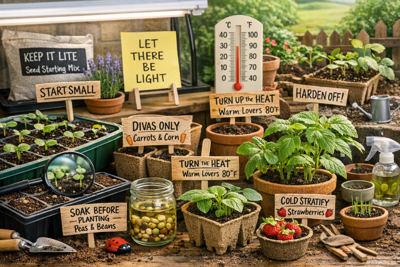 From Seed to Sprout: A Pun-derful Guide (With a Few “Divas” in the Garden)