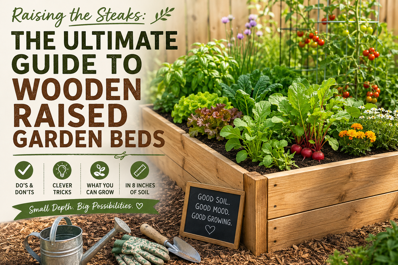 Raising the Steaks: The Ultimate Guide to Wooden Raised Garden Beds 🌱🪵