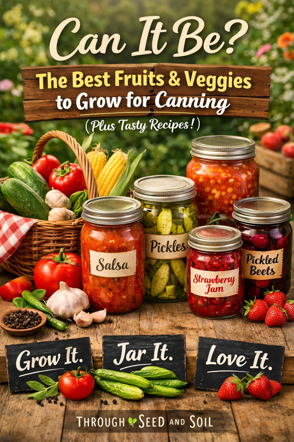 Can It Be? The Best Fruits &amp; Veggies to Grow for Canning (Plus Tasty Recipes!)