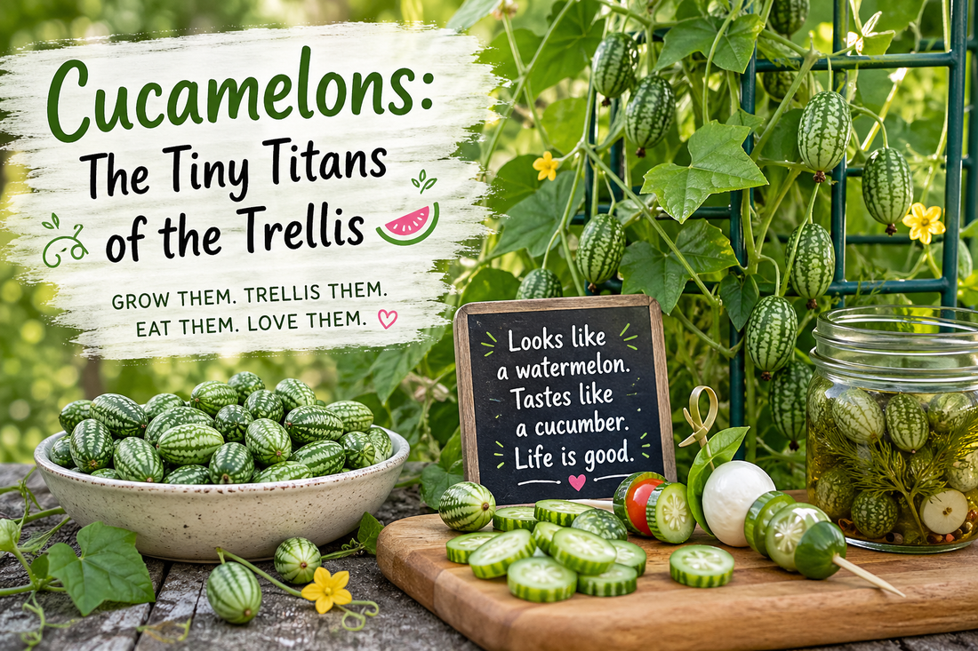 Cucamelons: The Tiny Titans of the Trellis 🍉🥒