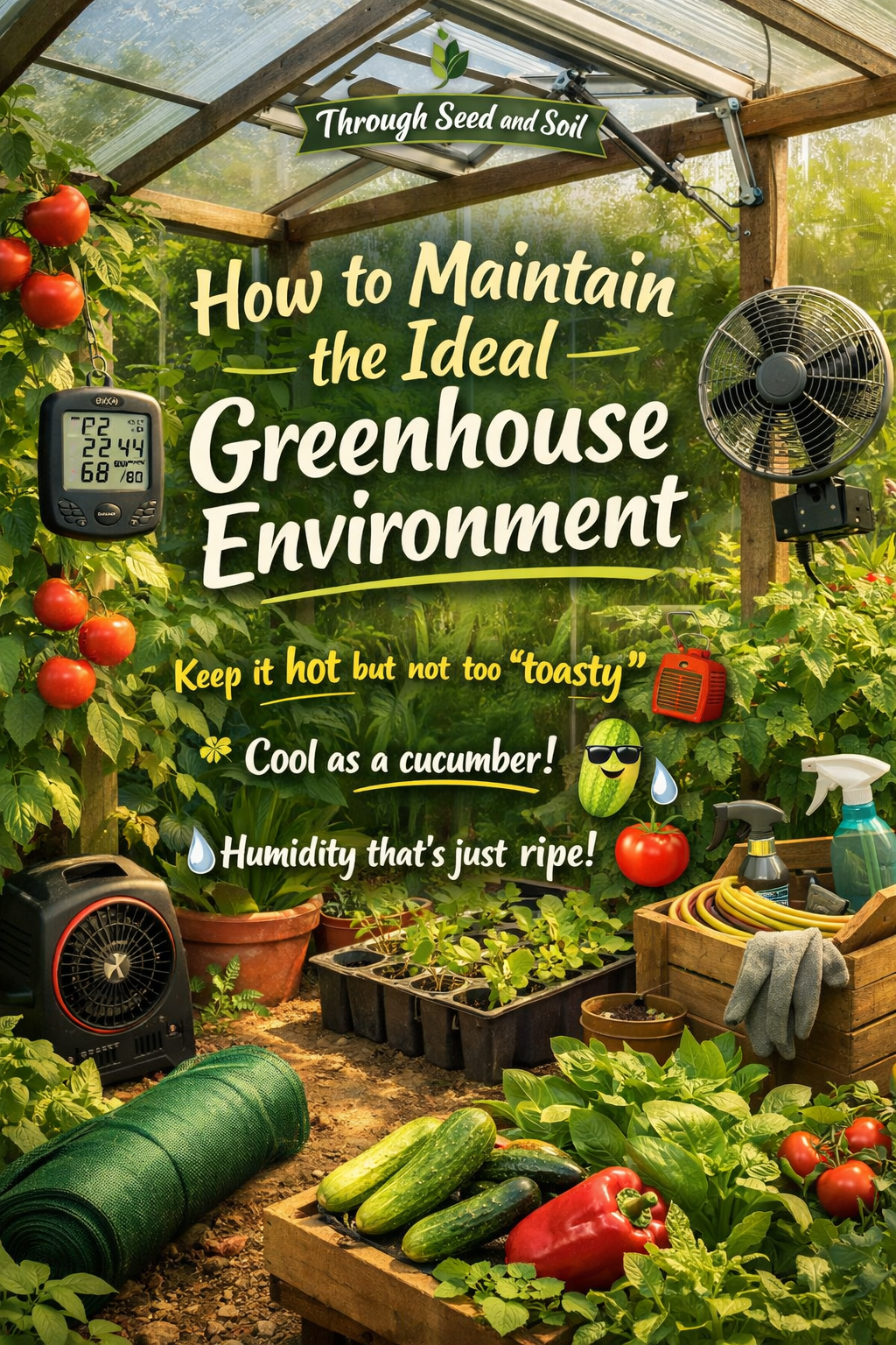 How to Maintain the Ideal Greenhouse Environment
