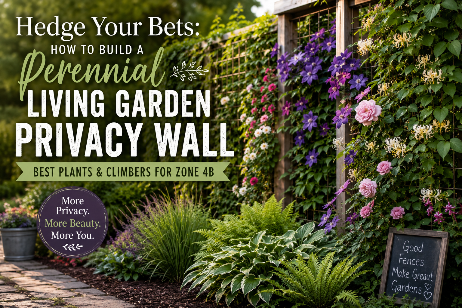 Hedge Your Bets: How to Build a Perennial Living Garden Privacy Wall 🌿