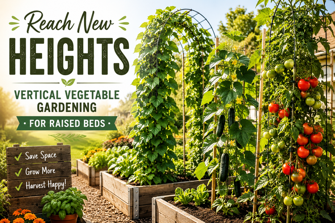 Reach New Heights: The Ultimate Guide to Growing Vegetables Vertically in Raised Beds