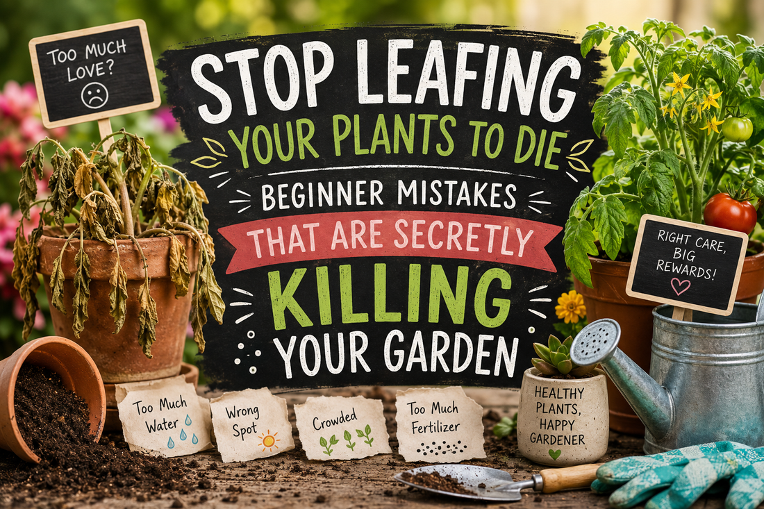 Stop Leafing Your Plants to Die: Beginner Mistakes That Are Secretly Killing Your Garden