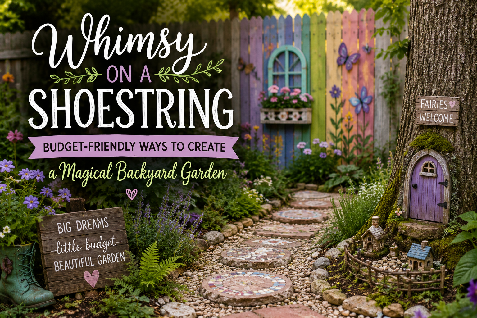 Whimsy on a Shoestring: Budget-Friendly Ways to Create a Magical Backyard Garden
