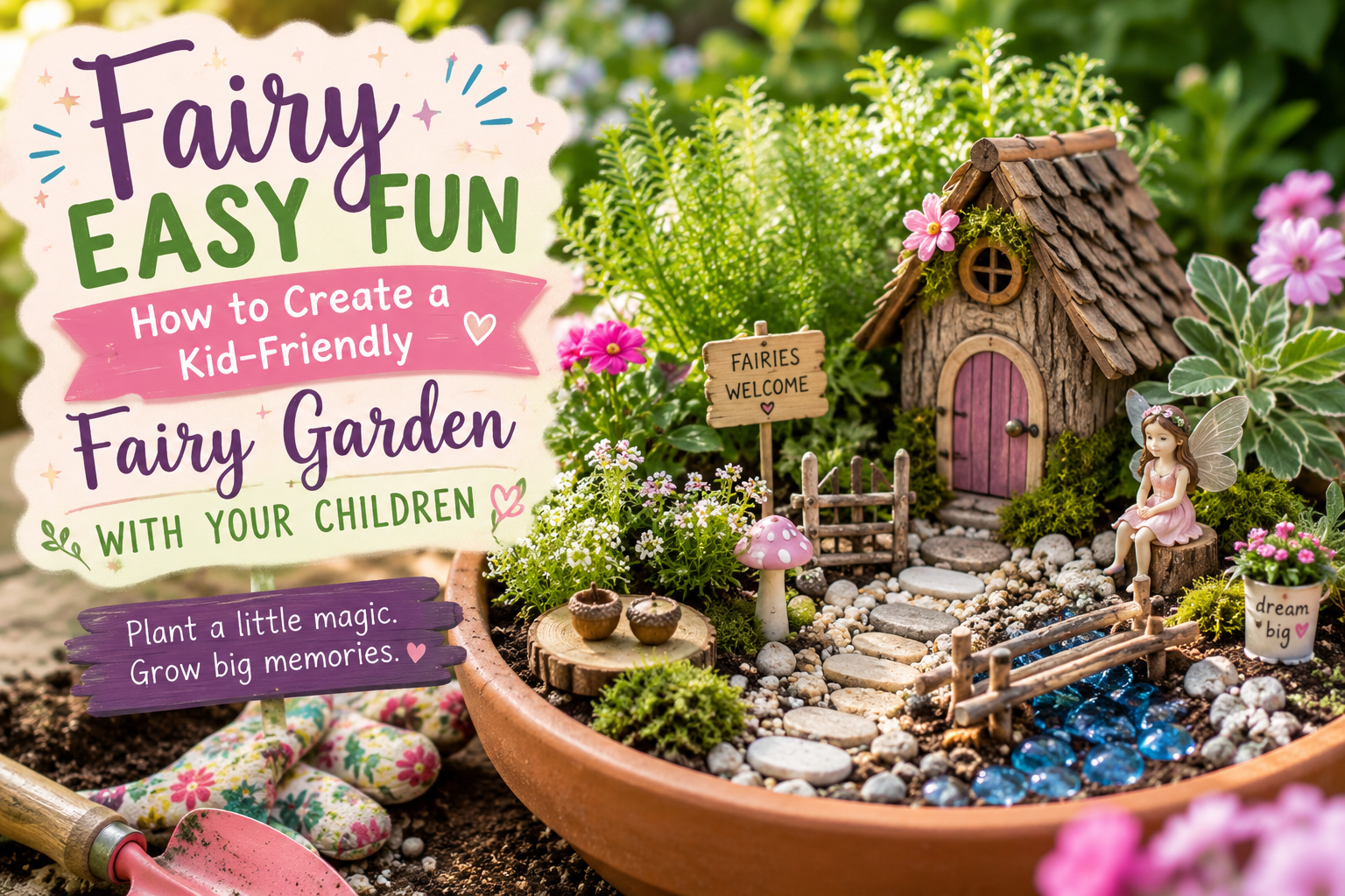 Fairy Easy Fun: How to Create a Kid-Friendly Fairy Garden with Your Children