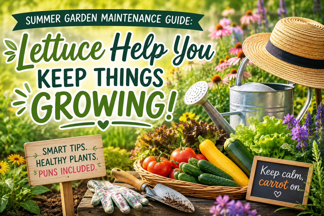 🌞 Summer Garden Maintenance Guide: Lettuce Help You Keep Things Growing!