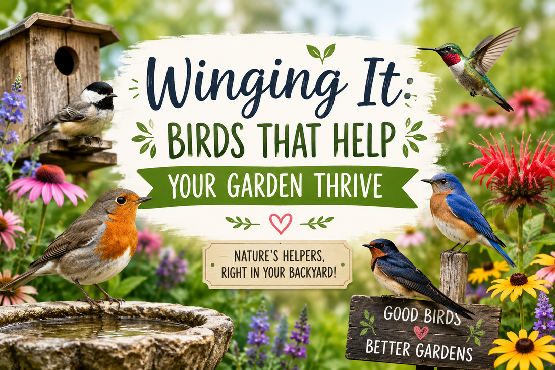Winging It: Birds That Help Your Garden Thrive 🐦🌻