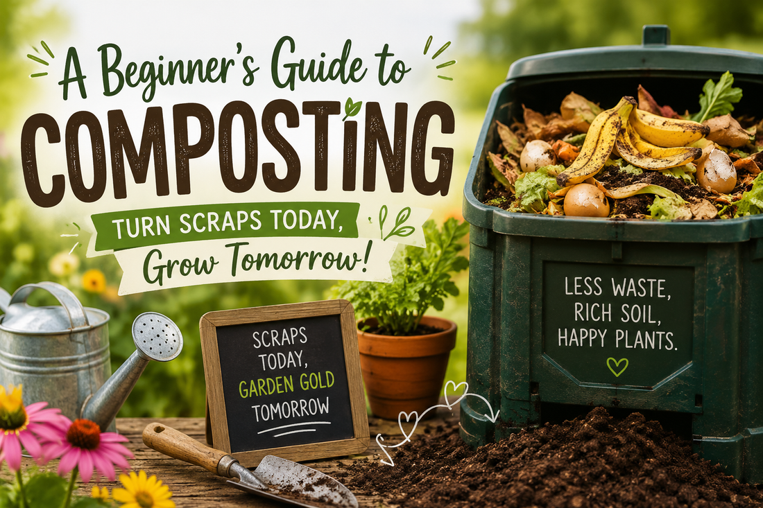 A Beginner's Guide to Composting: The Dirt on Turning Scraps into Garden Gold