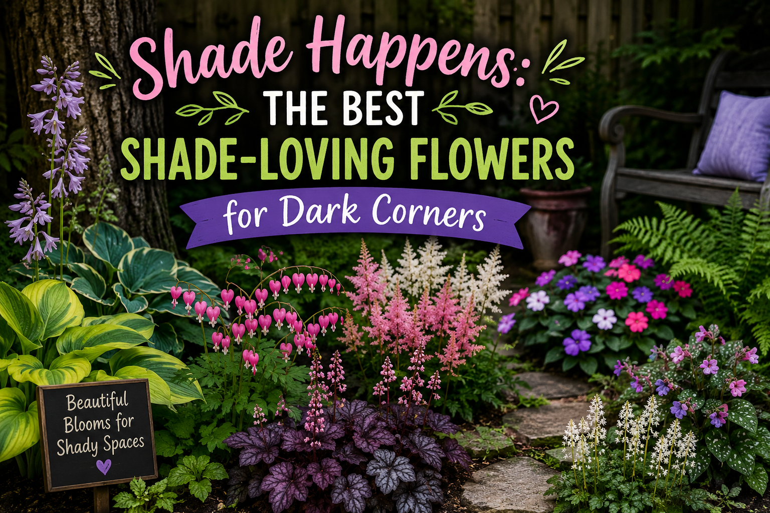 Shade Happens: The Best Shade-Loving Flowers for Those Dark Garden Corners 🌿🌸
