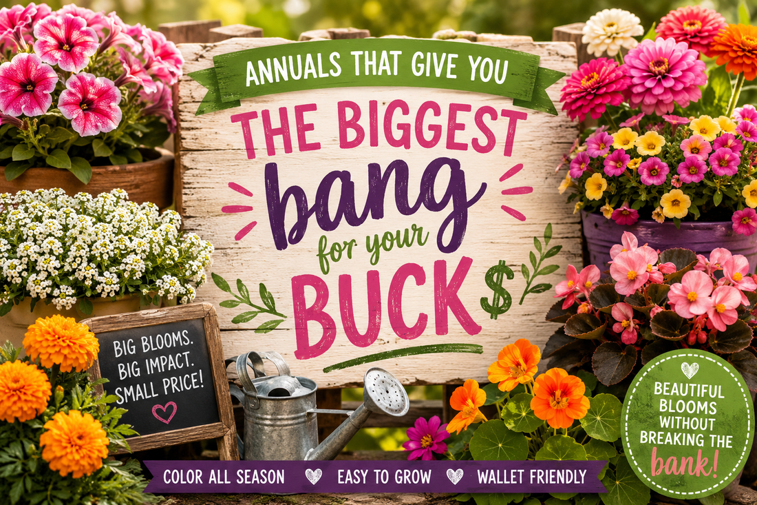 💐 Annuals That Give You the Biggest Bloom for Your Buck