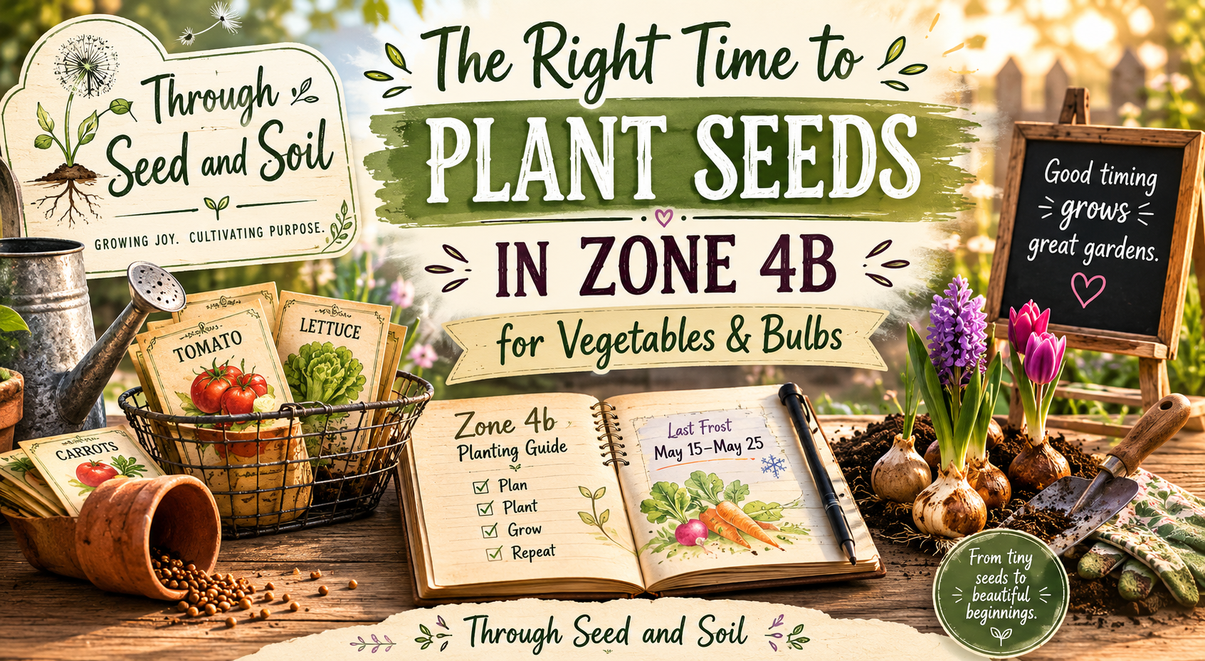 🌱 The Root of the Matter: When to Plant Seeds in Zone 4b
