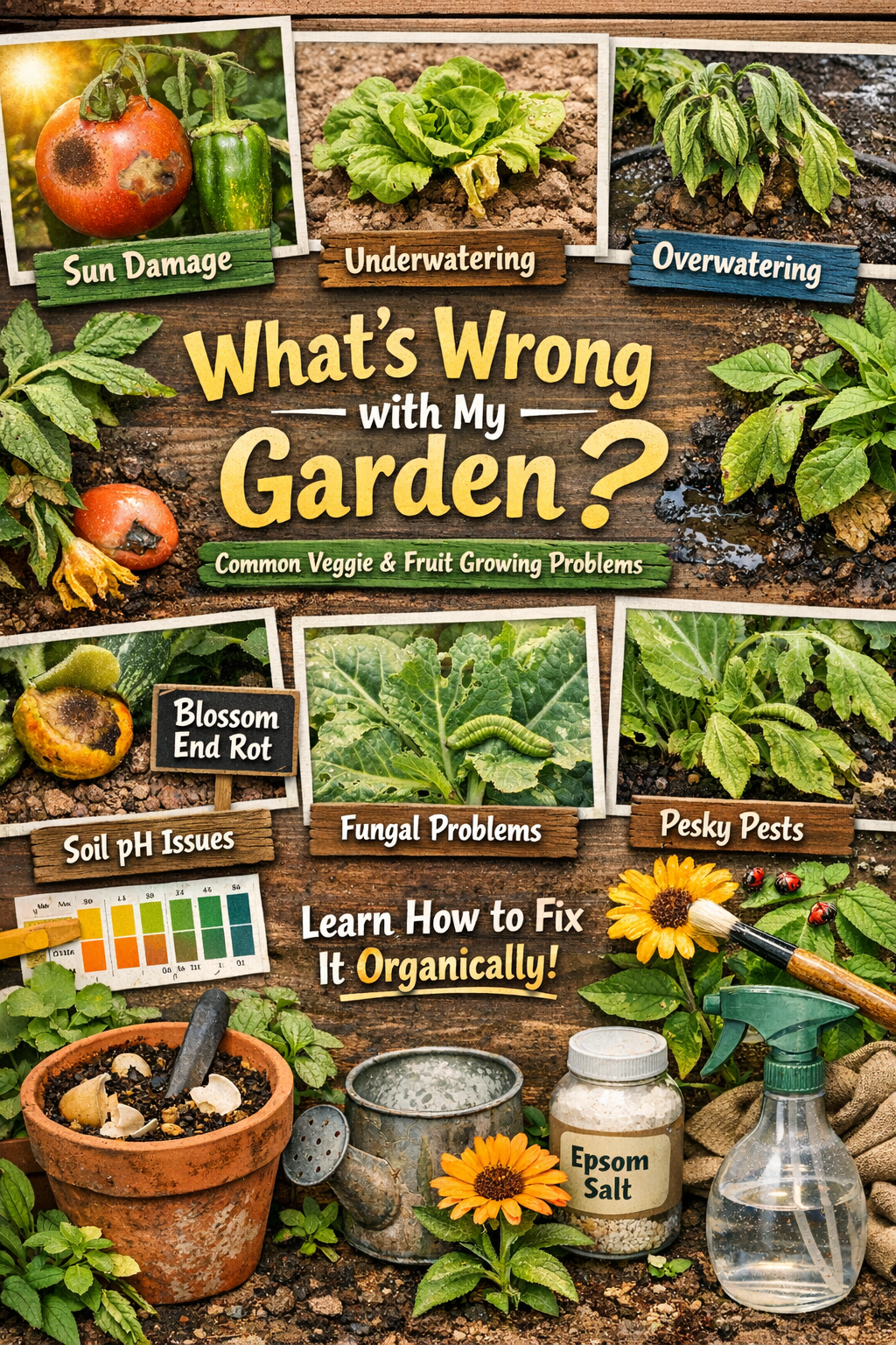 What's Wrong With My Garden? How to Identify and Organic Fixes to Common Problems!