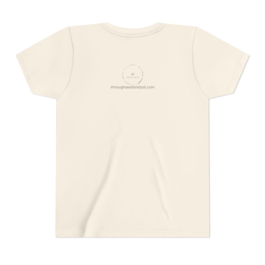 Growing Kindness Youth T-Shirt — Plant Watering Can Graphic Tee