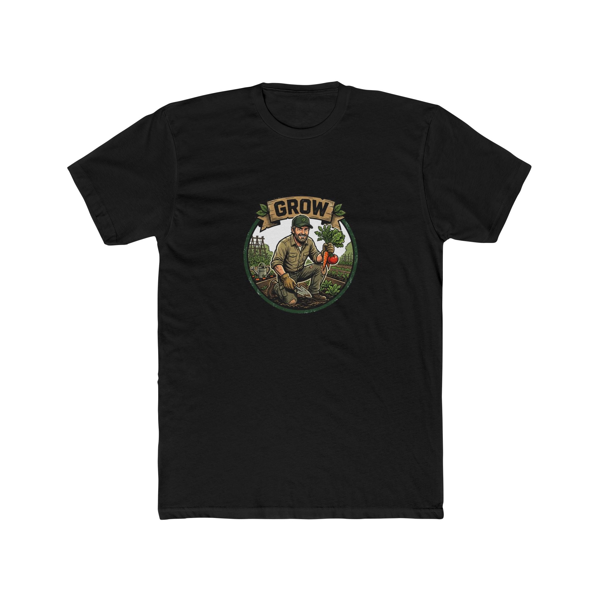Grow Gardener T-Shirt — Vintage Gardening Crew Tee