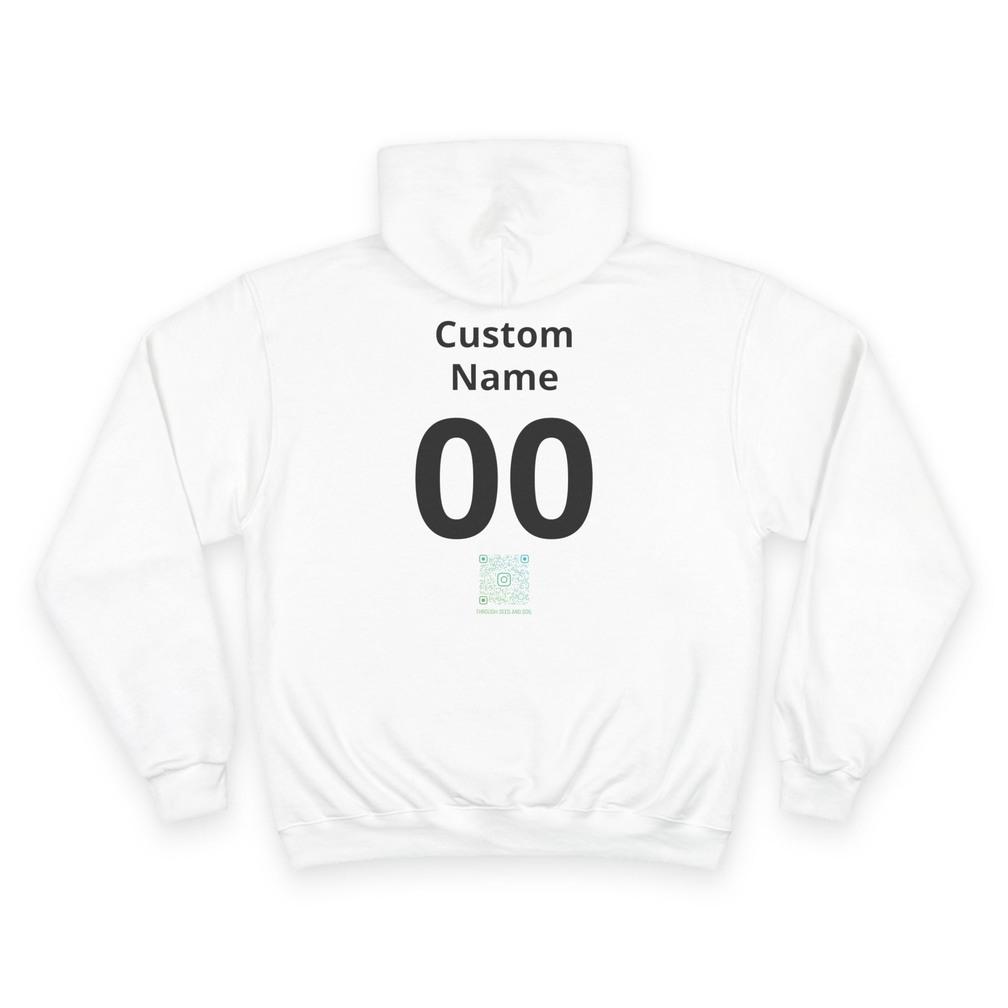 Champion Hoodie — Diamond Disruptors Graphic Hoodie with Custom Back Name & Number