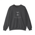 Seed & Soil Crewneck Sweatshirt — 'Through Seed and Soil, Rooted in Purpose' Plant Graphic