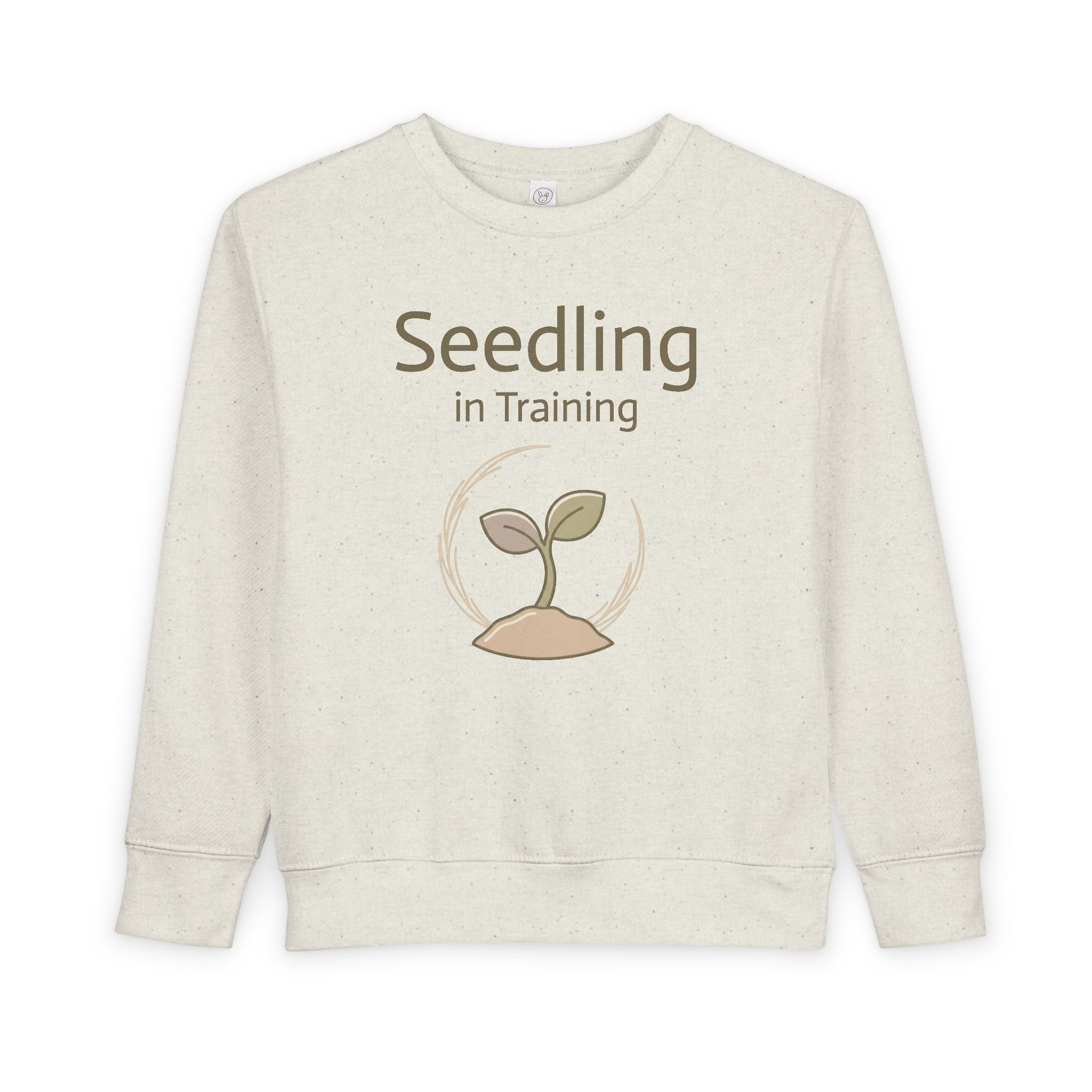 Seedling in Training Toddler Sweatshirt — Cute Plant Sprout Kids Pullover