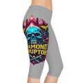 Skull & Bats Capri Leggings — The Diamond Disruptors Graphic Capri