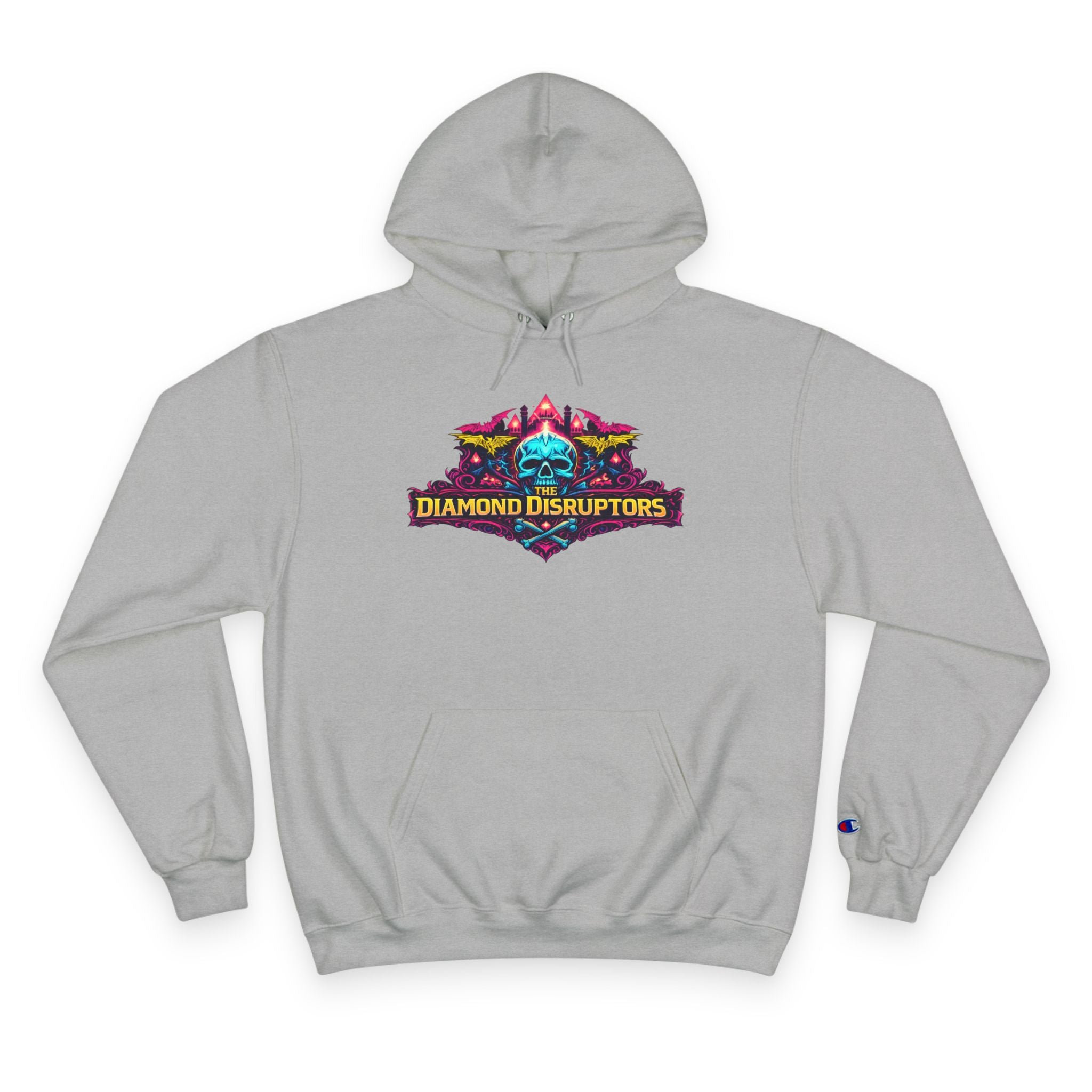 Champion Hoodie — Diamond Disruptors Graphic Hoodie with Custom Back Name & Number