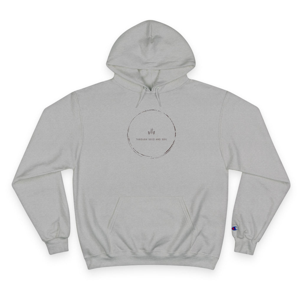 Champion Hoodie — Minimal Circle Logo Pullover