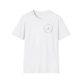 T-Shirt — "Through Seed and Soil" Minimal Circular Logo Tee with QR Back