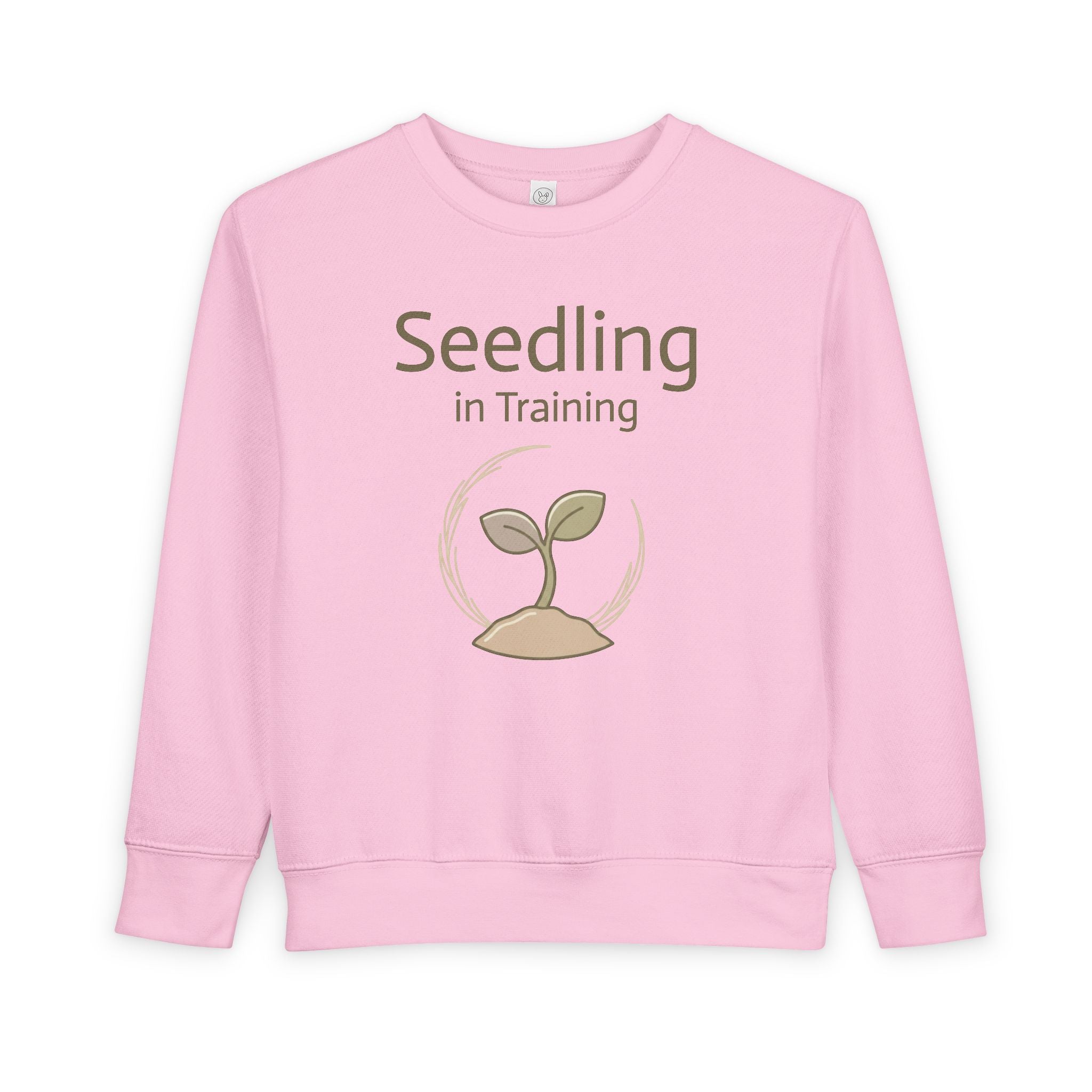 Seedling in Training Toddler Sweatshirt — Cute Plant Sprout Kids Pullover