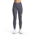 Floral Luxe Leggings for Women — Gray High-Waist Yoga & Everyday Wear