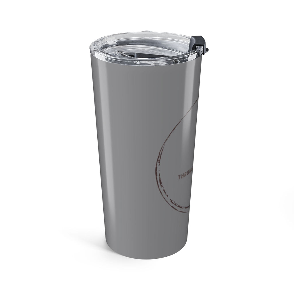 20oz Stainless Tumbler – 'Through Seed and Soil' Minimal Farmhouse Travel Mug