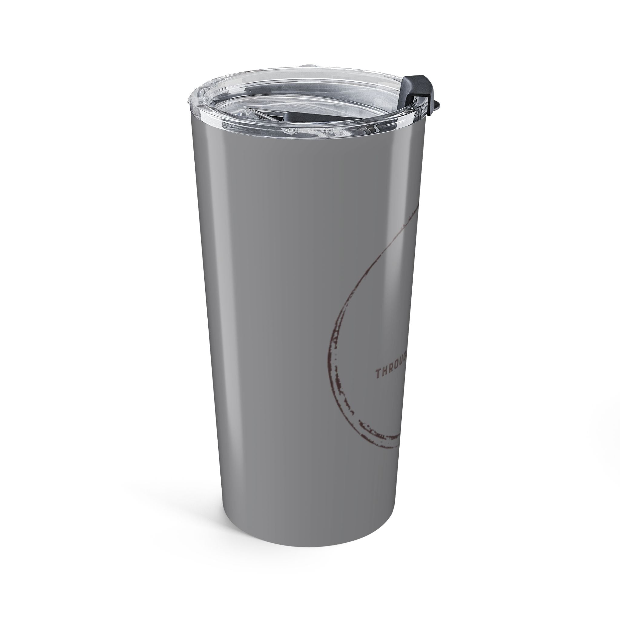20oz Stainless Tumbler – 'Through Seed and Soil' Minimal Farmhouse Travel Mug