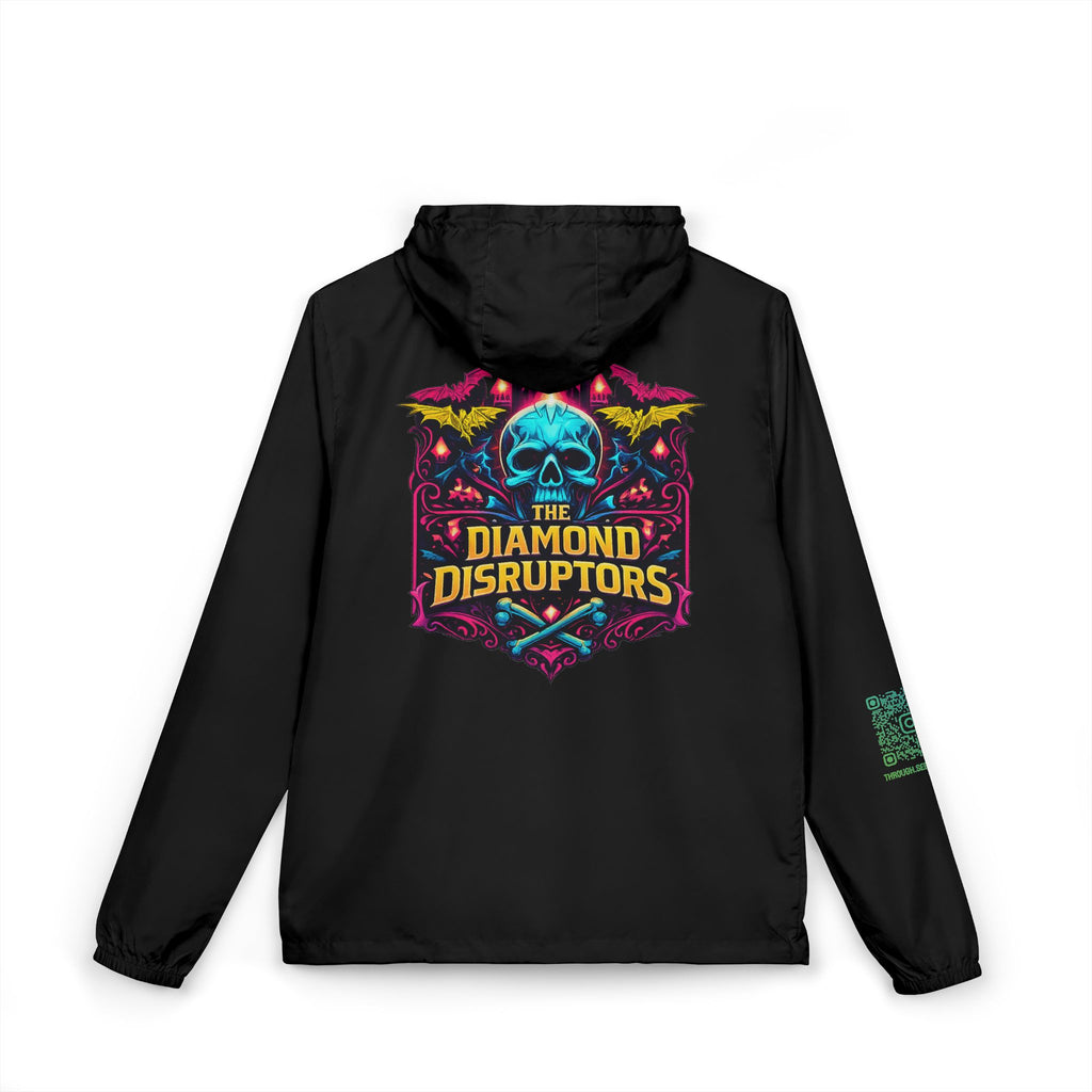 Windbreaker Jacket — The Diamond Disruptors Skull Logo