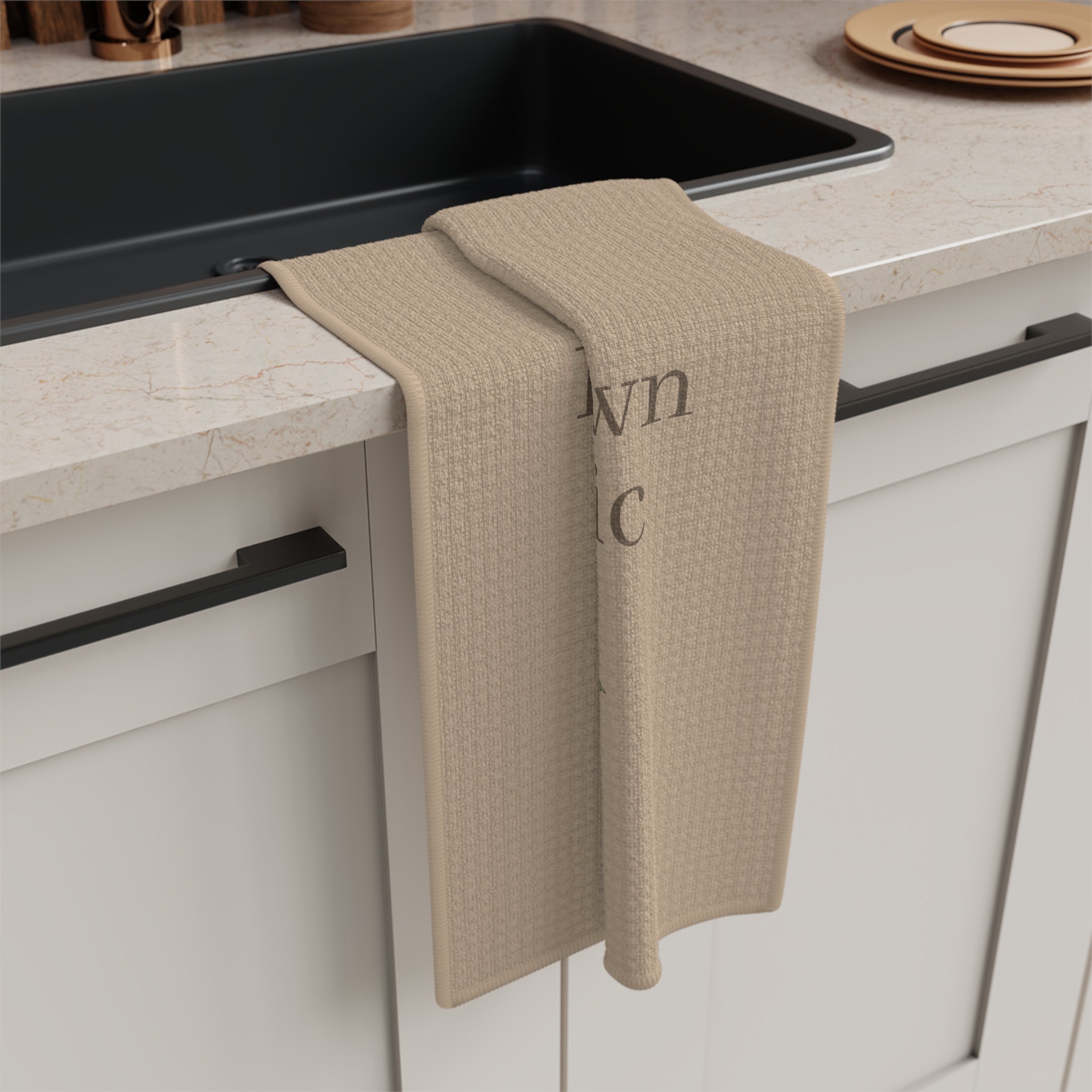 Homegrown Authentic Microfiber Tea Towel – Vintage Herb Garden Kitchen Towel