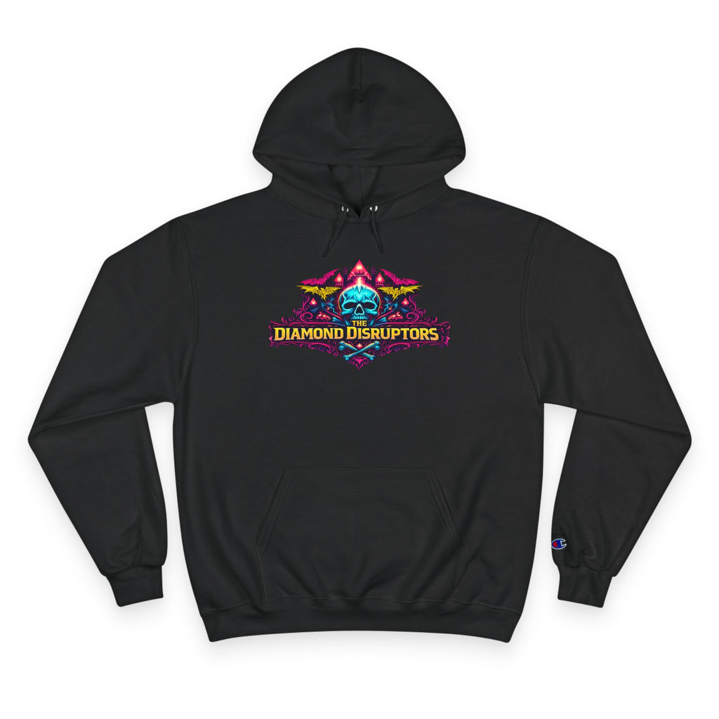 Champion Hoodie — Diamond Disruptors Graphic Hoodie with Custom Back Name & Number