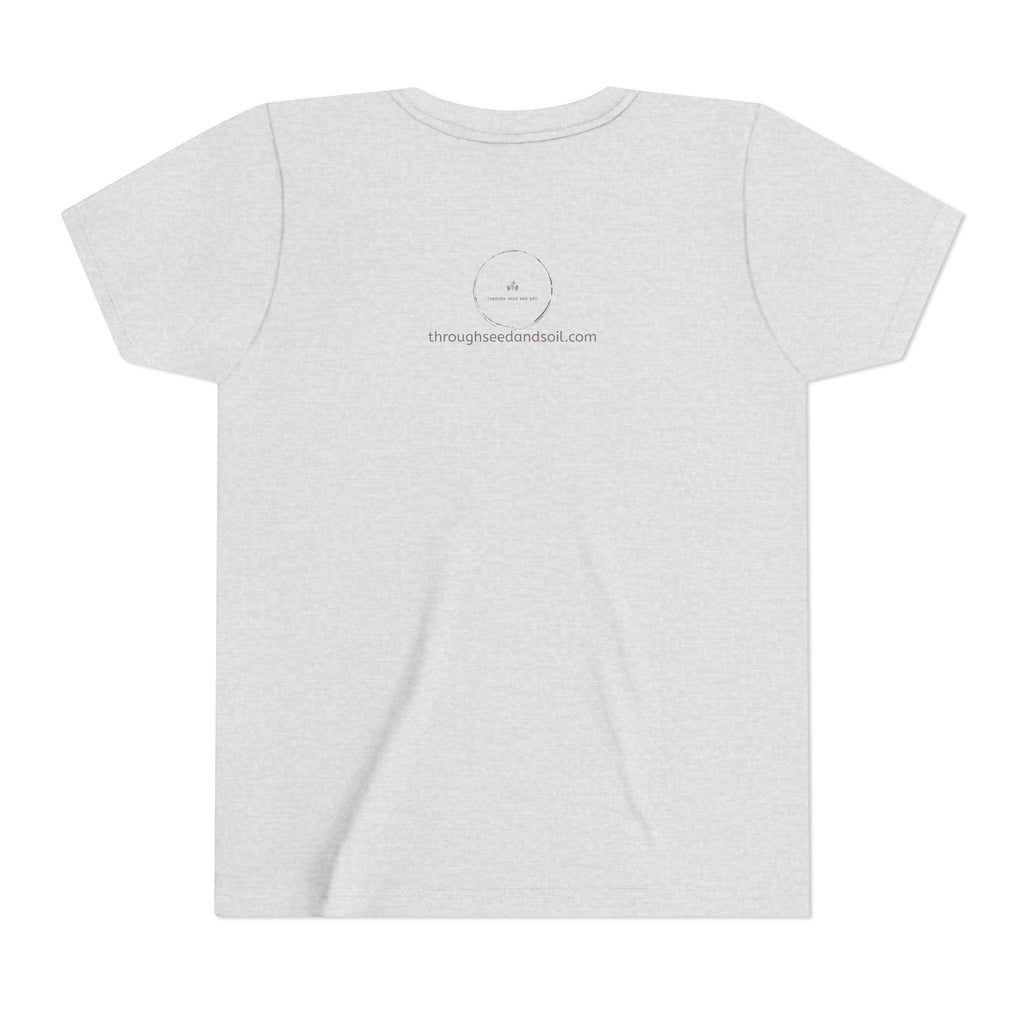 Growing Kindness Youth T-Shirt — Plant Watering Can Graphic Tee