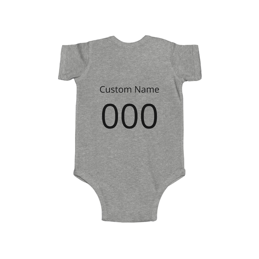 Infant Bodysuit — 'Diamond Disruptors' Skull Logo Baby One-Piece (Custom Name & Number)
