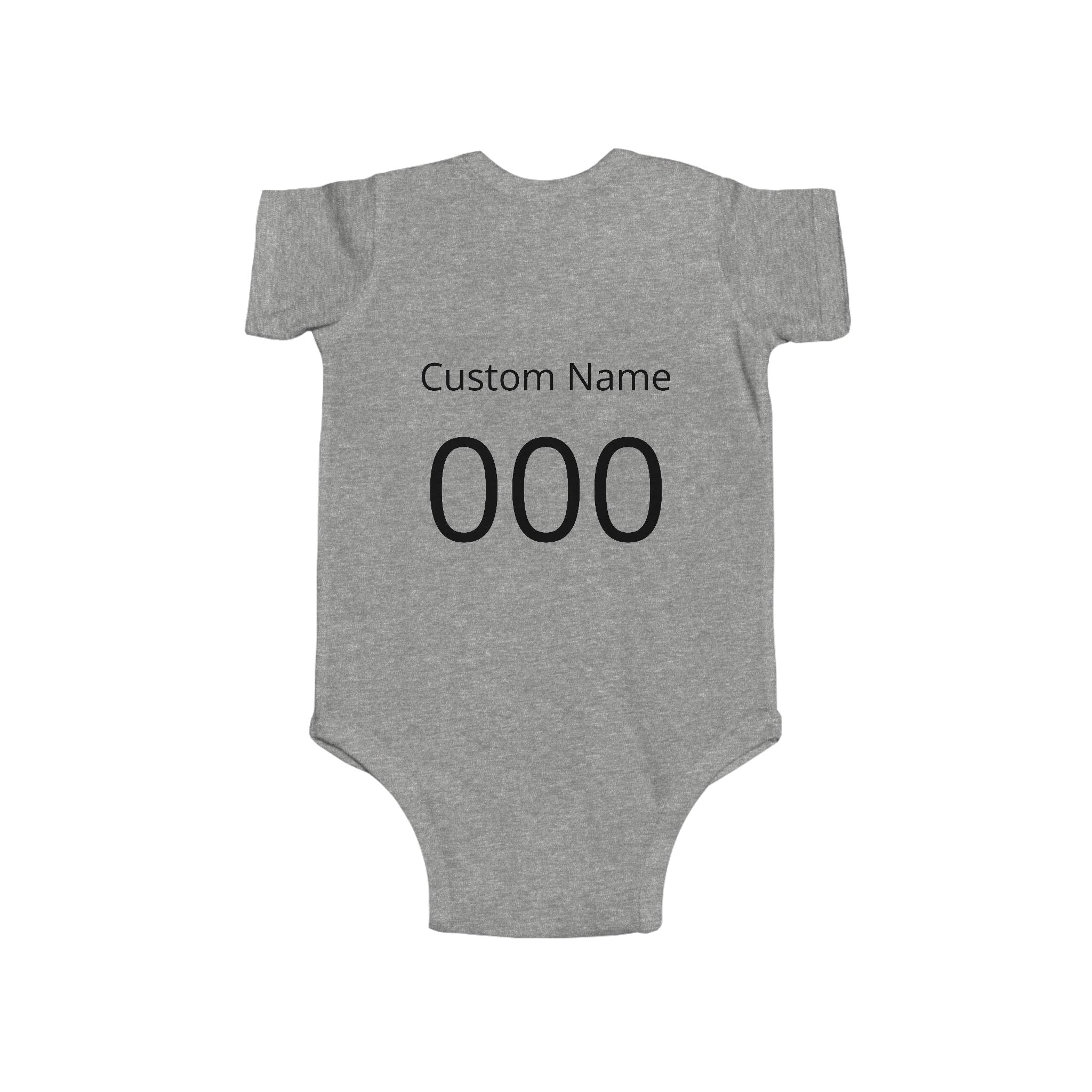 Infant Bodysuit — 'Diamond Disruptors' Skull Logo Baby One-Piece (Custom Name & Number)