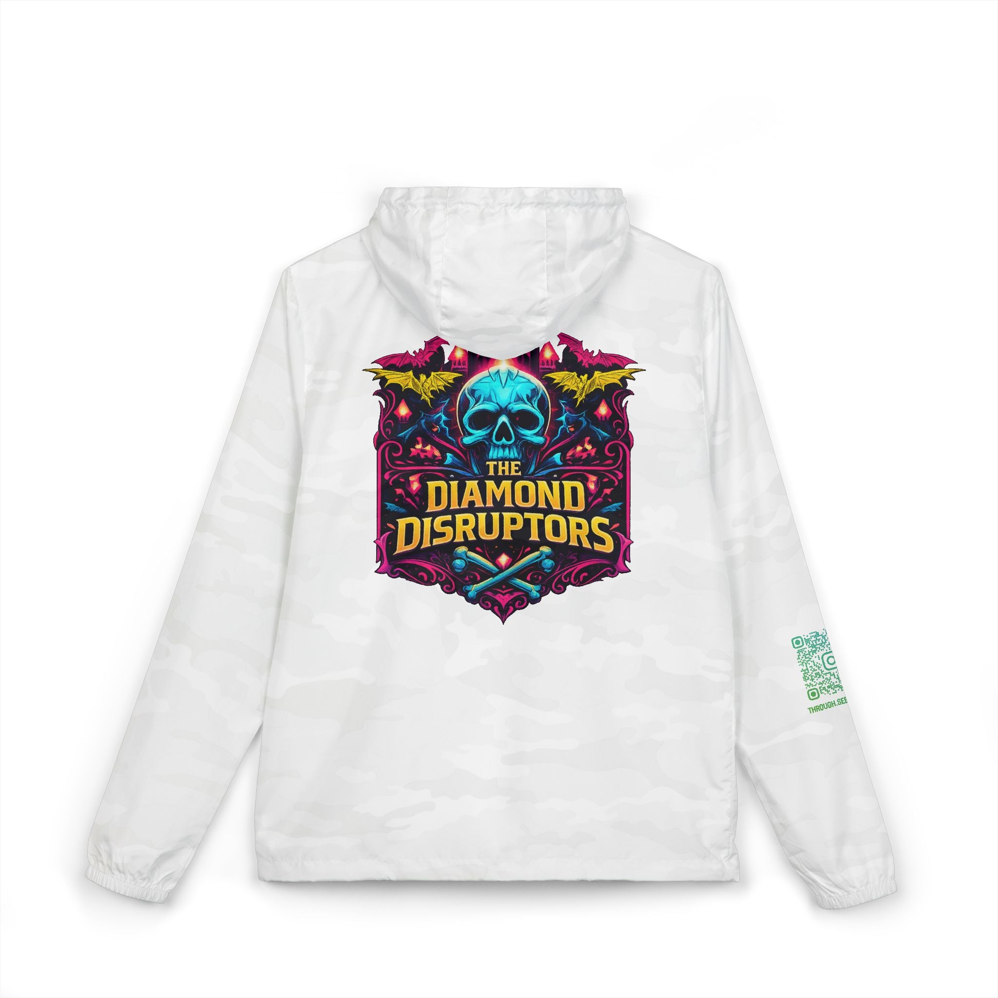 Windbreaker Jacket — The Diamond Disruptors Skull Logo