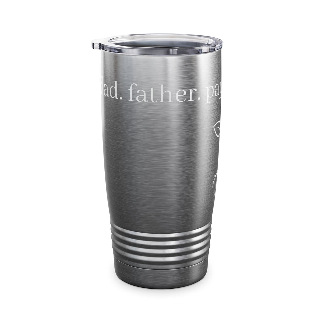 20oz Stainless Tumbler – Family Roots Engraved (Grandpa, Papa, Father)