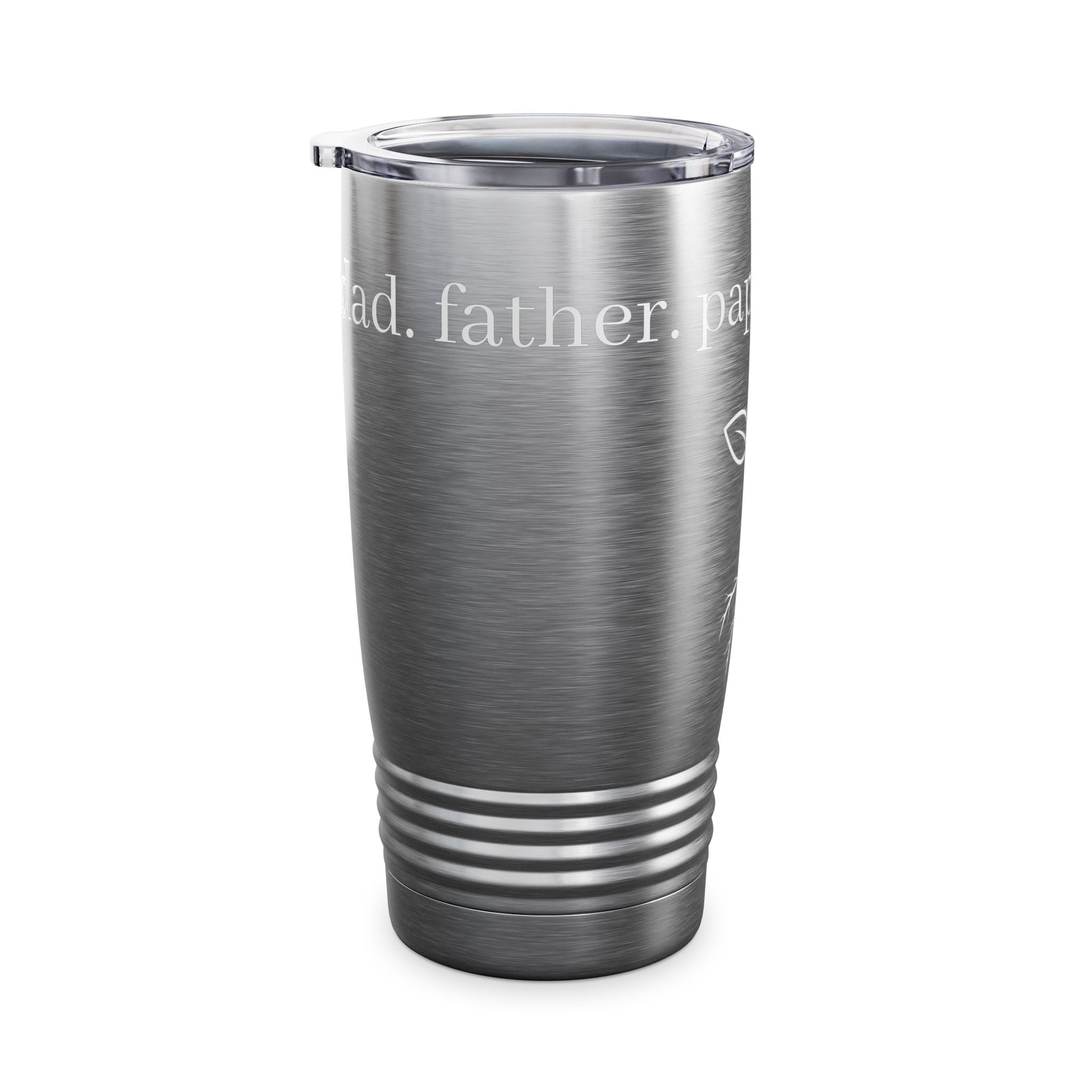 20oz Stainless Tumbler – Family Roots Engraved (Grandpa, Papa, Father)
