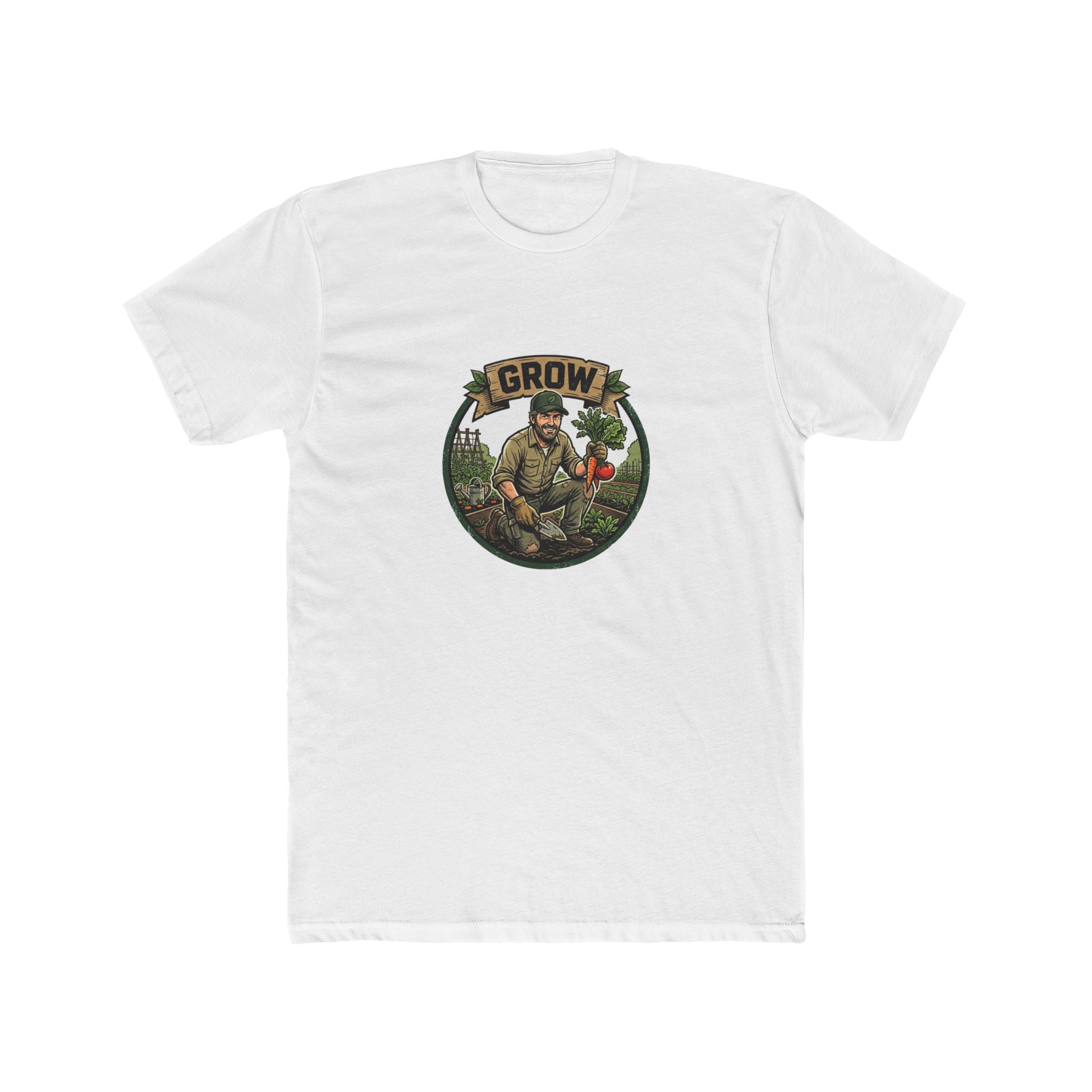 Grow Gardener T-Shirt — Vintage Gardening Crew Tee