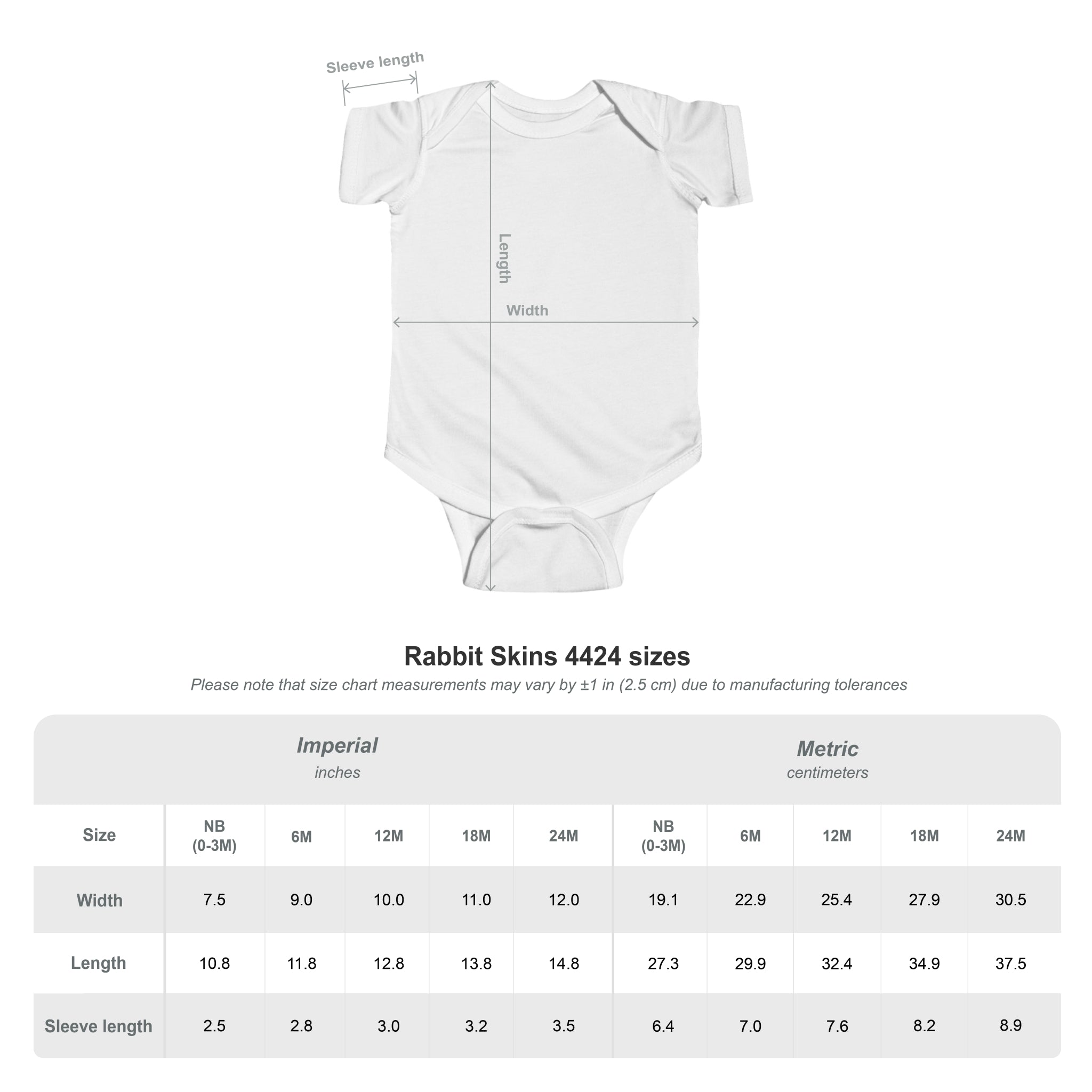 Infant Bodysuit with Minimalist Circle Logo & Back QR Code — Cute Newborn Baby Onesie