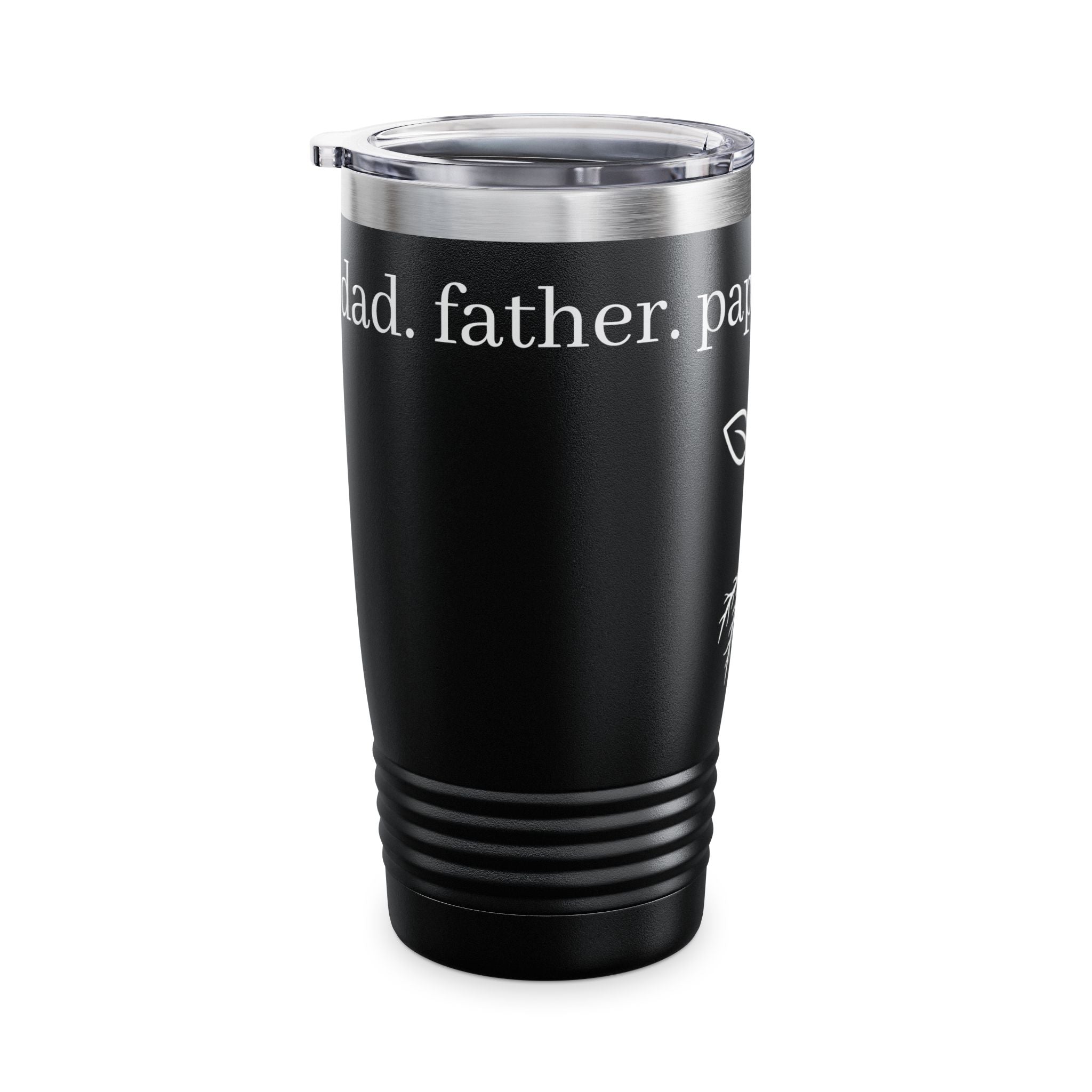 20oz Stainless Tumbler – Family Roots Engraved (Grandpa, Papa, Father)