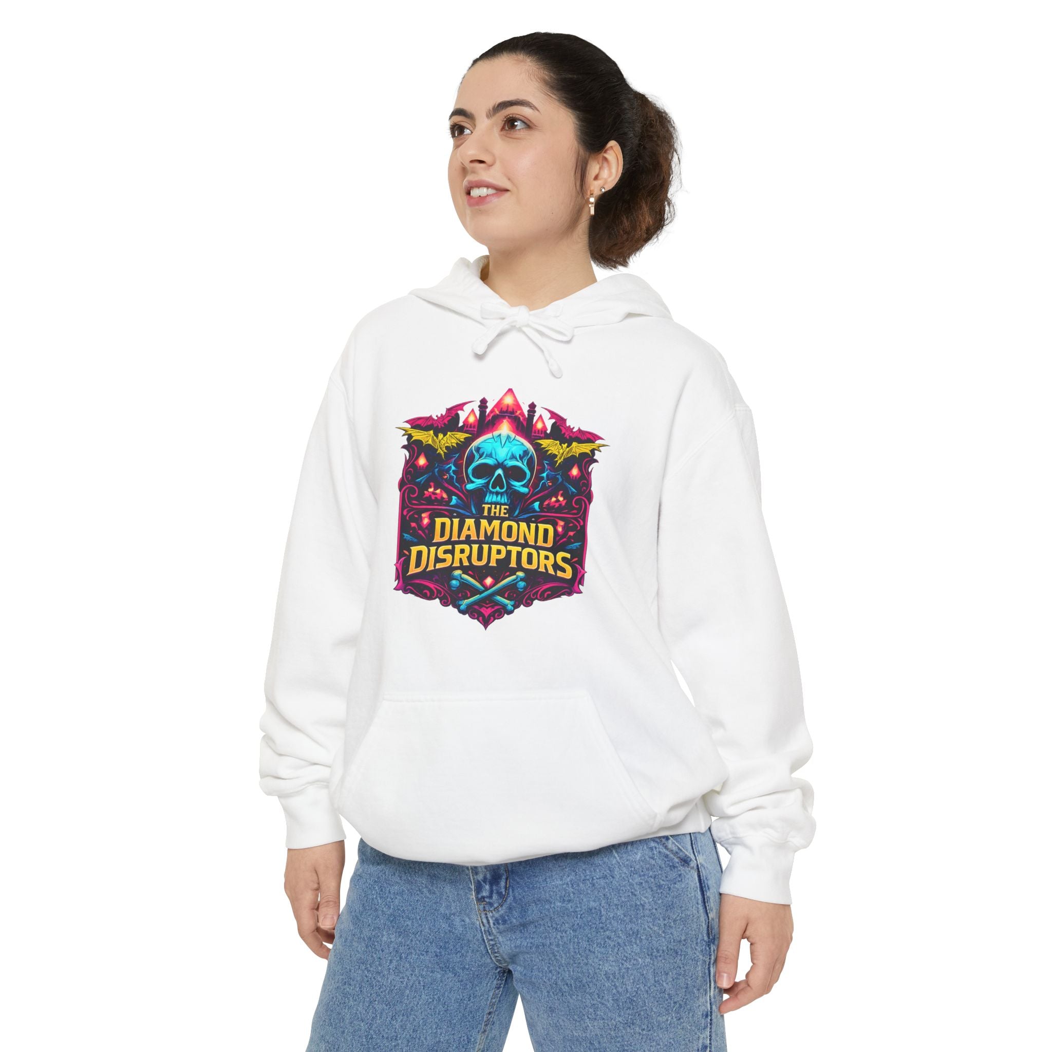 Hoodie — Diamond Disruptors Skull Logo Custom Name & Number