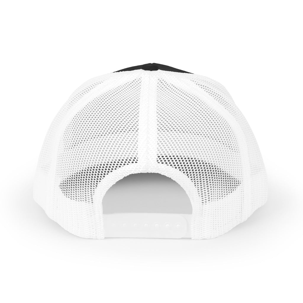 Retro Trucker Hat — 'Diamond Disruptors' Neon Skull Logo